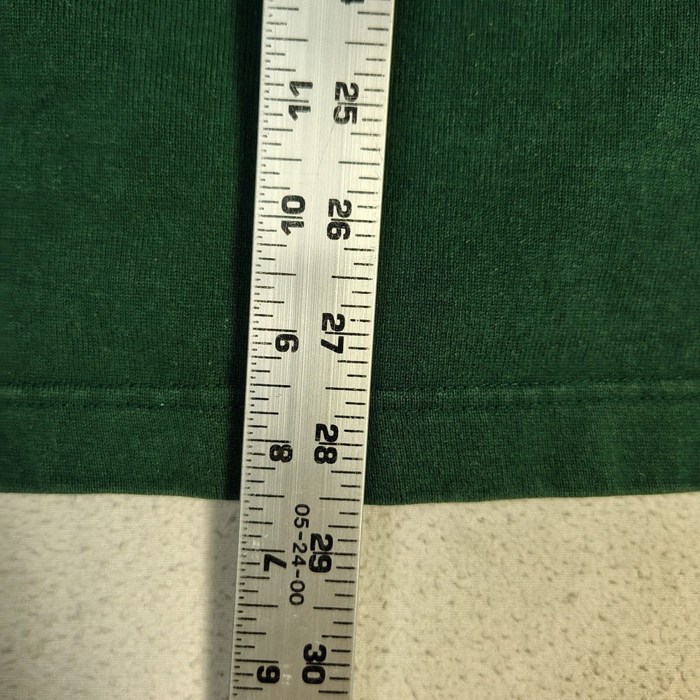 Vintage GAP Mens Quarter Zip Pullover Size M Green Cotton 90s Gorpcore Sweater - Picture 9 of 12